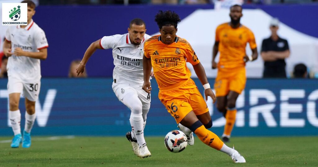 Endrick in his Real Madrid debut